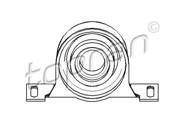 TOPRAN 500804 Підвіска, карданний вал