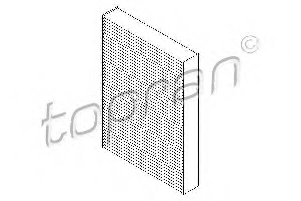 TOPRAN 700130 Фільтр, повітря у внутрішньому просторі