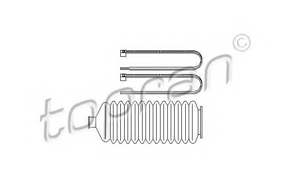 TOPRAN 700372 Комплект пильника, рульове керування