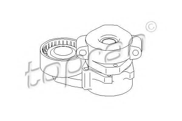 TOPRAN 304104 Натягувач ременя, клинового зубча