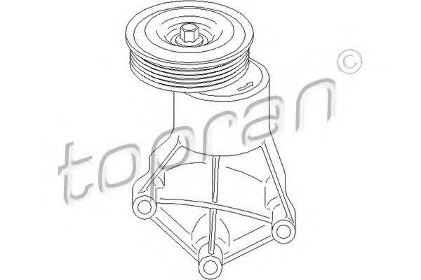 TOPRAN 304097 Натягувач ременя, клинового зубча