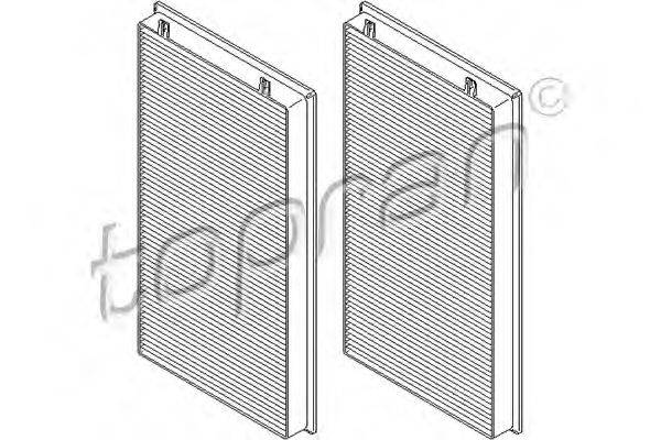 TOPRAN 501646 Фільтр, повітря у внутрішньому просторі