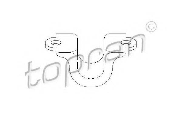 TOPRAN 113414 Кронштейн, підвіска стабілізатор