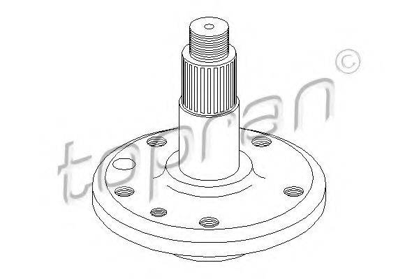 TOPRAN 208002 Маточина колеса