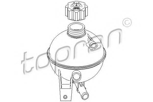 TOPRAN 722728 Компенсаційний бак, охолоджуюча рідина