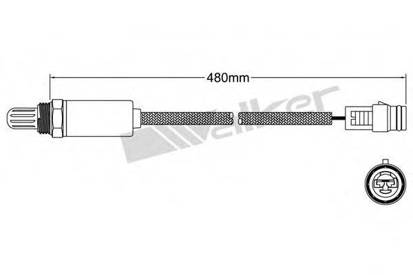 WALKER PRODUCTS 25021009 Лямбда-зонд