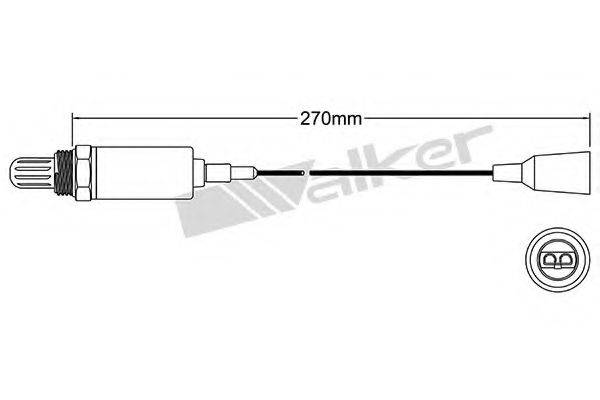 WALKER PRODUCTS 25021013 Лямбда-зонд