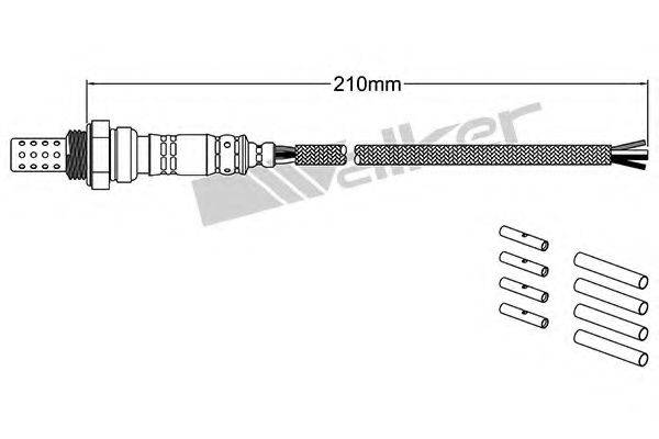 WALKER PRODUCTS 25024000 Лямбда-зонд