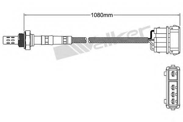 WALKER PRODUCTS 25024823 Лямбда-зонд