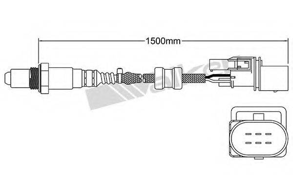 WALKER PRODUCTS 25025008 Лямбда-зонд