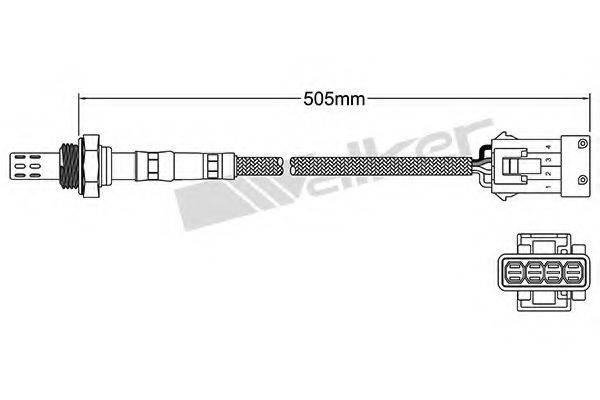 WALKER PRODUCTS 25024109 Лямбда-зонд