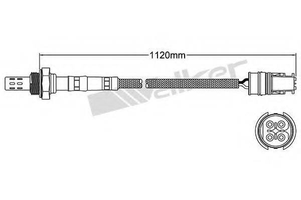 WALKER PRODUCTS 25024478 Лямбда-зонд