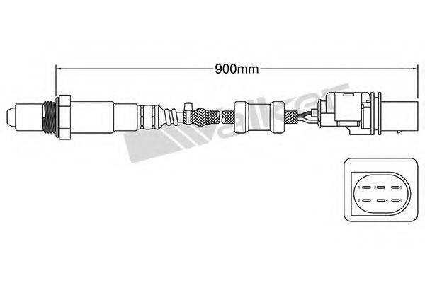 WALKER PRODUCTS 25025033 Лямбда-зонд