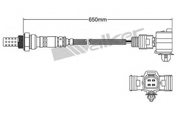 WALKER PRODUCTS 25024837 Лямбда-зонд