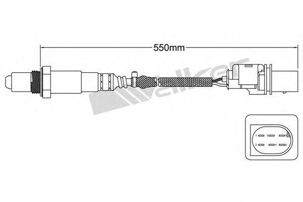 WALKER PRODUCTS 80095009 Лямбда-зонд