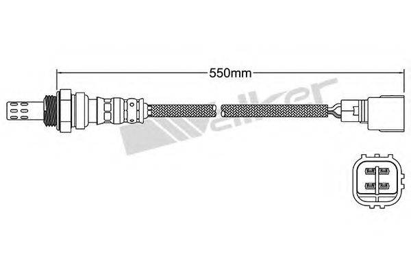 WALKER PRODUCTS 25024168 Лямбда-зонд