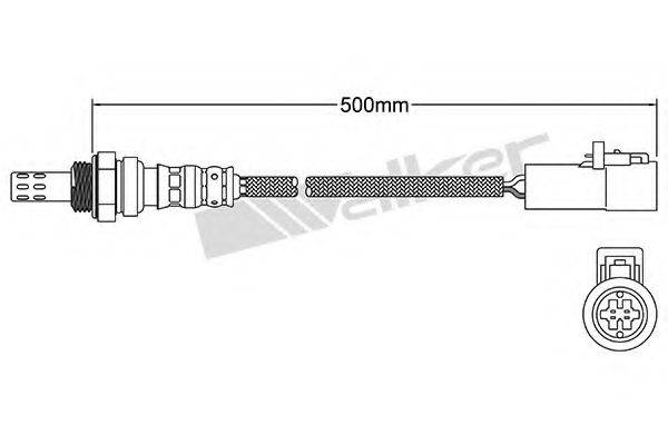 WALKER PRODUCTS 25024302 Лямбда-зонд