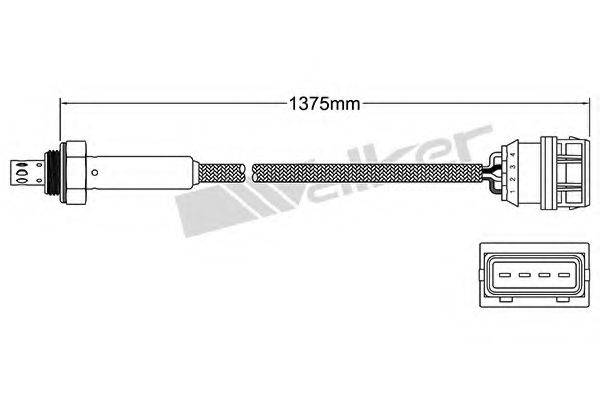 WALKER PRODUCTS 25024965 Лямбда-зонд