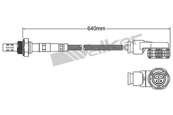 WALKER PRODUCTS 25024044 Лямбда-зонд