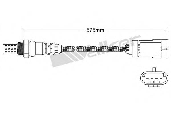 WALKER PRODUCTS 250241083 Лямбда-зонд