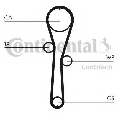 CONTITECH CT1045WP1 Водяний насос + комплект зубчастого ременя