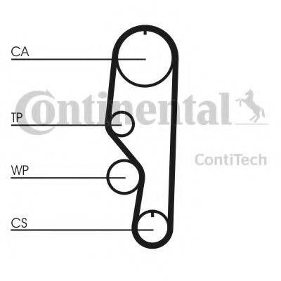 CONTITECH CT557 Ремінь ГРМ