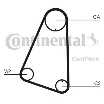 CONTITECH CT633 Ремінь ГРМ