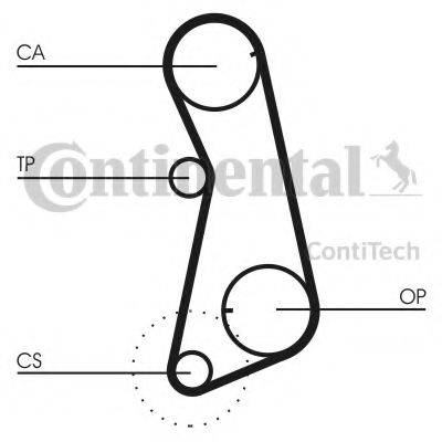 CONTITECH CT637K1 Комплект ременя ГРМ