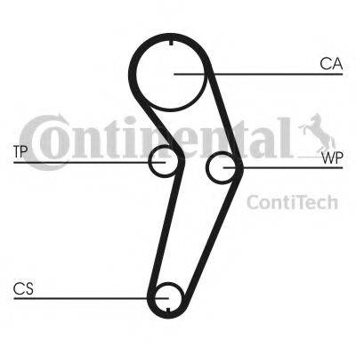 CONTITECH CT988K3 Комплект ременя ГРМ