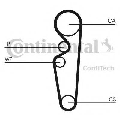 CONTITECH CT729K1 Комплект ременя ГРМ