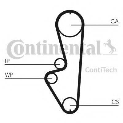 CONTITECH CT765K1 Комплект ременя ГРМ