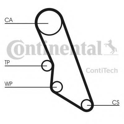 CONTITECH CT865 Ремінь ГРМ