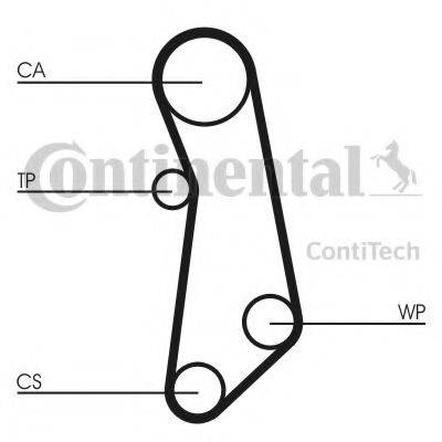 CONTITECH CT1115K1 Комплект ременя ГРМ