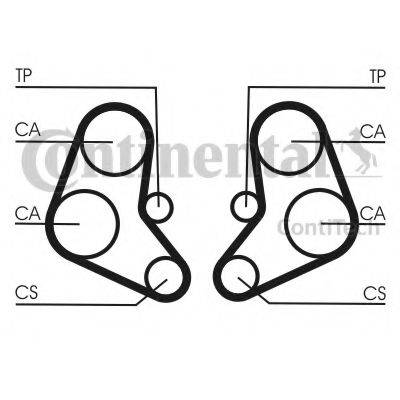 CONTITECH CT886 Ремінь ГРМ