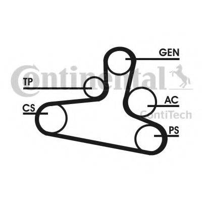 CONTITECH 6DPK1195D2 Полікліновий ремінний комплект