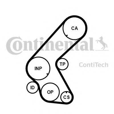 CONTITECH CT1178 Ремінь ГРМ