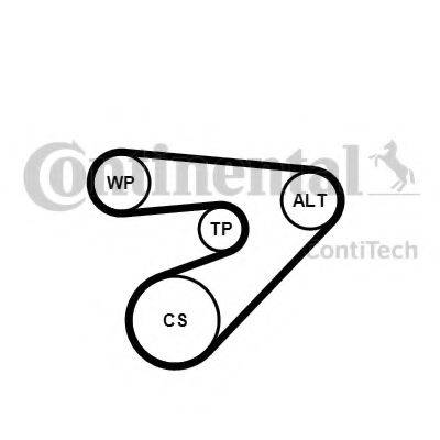 CONTITECH 6PK1453K2 Полікліновий ремінний комплект