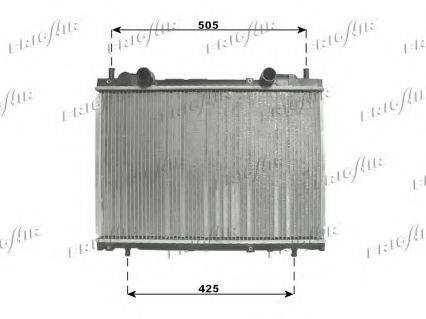 FRIGAIR 01043085 Радіатор, охолодження двигуна