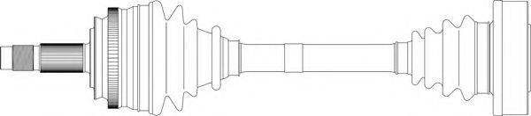 GENERAL RICAMBI AR3089 Приводний вал