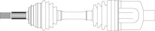 GENERAL RICAMBI OP3157 Приводний вал