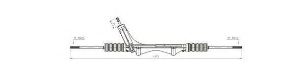 GENERAL RICAMBI FO4024 Рульовий механізм