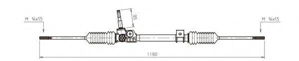 GENERAL RICAMBI RE4048 Рульовий механізм