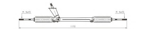 GENERAL RICAMBI WW4042 Рульовий механізм