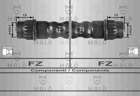 MALO 80201 Гальмівний шланг
