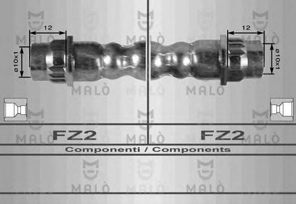 MALO 80319 Гальмівний шланг