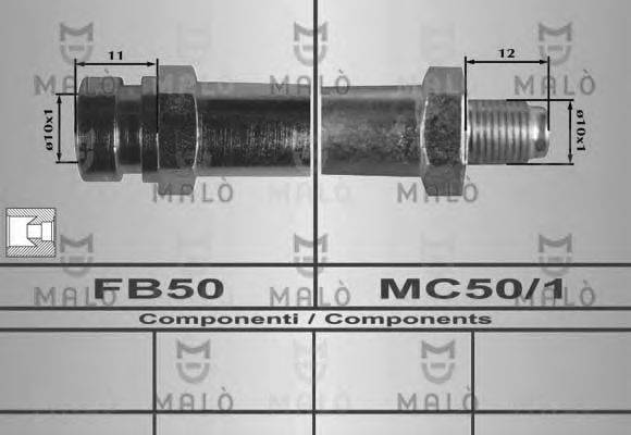 MALO 80350 Гальмівний шланг