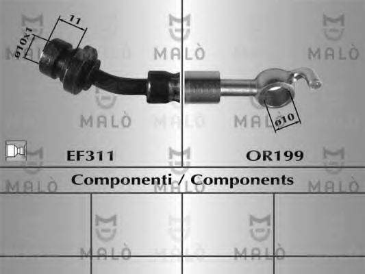 MALO 81041 Гальмівний шланг