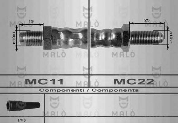 MALO 8209 Гальмівний шланг