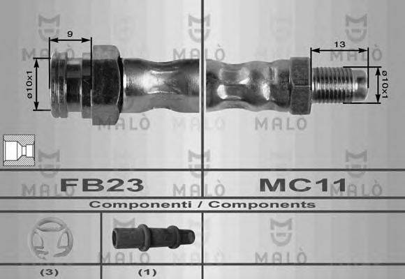 MALO 8426 Гальмівний шланг