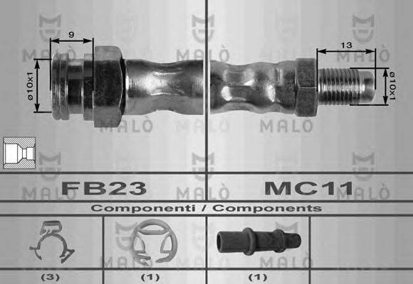 MALO 8428 Гальмівний шланг